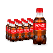 可口可乐（Coca-Cola）可口可乐汽水 碳酸饮料 300ml*12瓶 年货整箱装