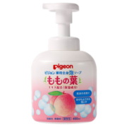 贝亲（pigeon）日本原装 桃子水婴幼儿弱酸性植物性低刺激洗发沐浴二合一洗发水 沐浴露洗发水二合一泡沫型 450ml