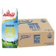 安佳（Anchor）新西兰原装进口 全脂纯牛奶 250ml*24整箱装