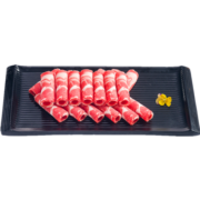 东来顺 国产草原羔羊原切肋排羊肉片 400g/袋（冷冻） 精选火锅食材