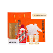 京东百亿补贴：茅台 惠群贵礼 酱香型白酒 53度 礼盒装 200ml 礼盒（含银杯）