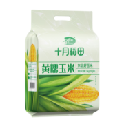 十月稻田 黄糯玉米1.6kg(200g*8)非转基因 东北玉米 甜糯玉米棒 杂粮 轻食