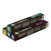 星巴克（Starbucks） Nespresso浓遇胶囊咖啡 黑咖啡胶囊套装 【烘焙组合】4口味组合装40粒
