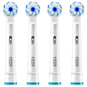 欧乐B（Oral-B）电动牙刷头成人超细毛柔护4支装保护牙龈EB60-4适配成人2D/3D全部型号圆头牙刷不适用iO系列