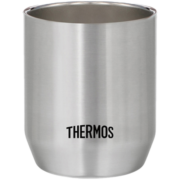 膳魔师（THERMOS） 保温杯日本进口真空不锈钢简约办公室水杯带盖咖啡杯 JDG-281C 进口随手杯 银色280ml 不带盖