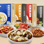 需PLUS会员全品券：味盟 预制菜 酸菜鱼+鸡丁+肉丝+烤肠 1720g 共四盒 +送小酥肉一盒