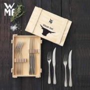 WMF 福腾宝 Steakbesteck系列 不锈钢餐叉12件套