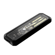 尤达大师 M.2 NVMe/SATA移动硬盘盒 Type-C3.1接口SSD固态硬盘盒子笔记本电脑M2双协议外置盒半透明