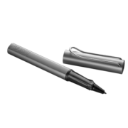 凌美(LAMY)宝珠笔签字笔 Al-star恒星系列银灰色 金属铝笔杆材质 黑色笔芯圆珠笔 德国进口 0.7mm送礼礼物