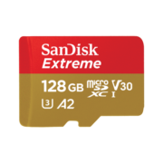 闪迪（SanDisk）micro SD 支持4K高速拍摄 TF手机存储卡 运动相机，迷你相机卡 190MB 128G
