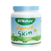 BTNature贝特恩 btn蓝胖子奶粉脱脂成人无蔗糖高钙儿童学生中老年奶粉1kg