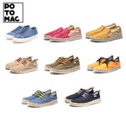 potomac 情侣款复古系带帆布鞋 210