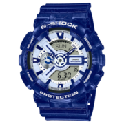 卡西欧（CASIO）【送礼推荐】手表g-shock黑金多功能防震防水运动男表节日礼物 青花瓷款GA-110BWP-2A
