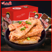 巧大娘官方香辣黑椒味素牛排湖南特产休闲麻辣牛肉味新鲜盒装零食
