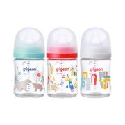 Pigeon 贝亲 日本本土版 贝亲第3代宽口径玻璃奶瓶 160ml