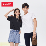 PLUS会员：班尼路 Baleno 纯色T恤*4件 多色可选