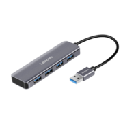 联想USB3.0分线器4口高速扩展坞HUB集线器笔记本电脑扩展坞延长线四合一拓展坞转换器小新拯救者转换头通用