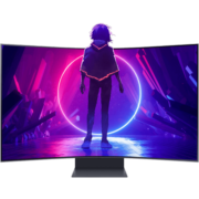 三星（SAMSUNG）55英寸 4K曲面 165Hz Mini LED HDR2000 1ms 2022CES奖 G97NB Ark电竞显示器 S55BG970NC