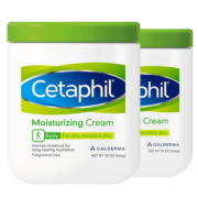丝塔芙（Cetaphil） 美国进口大白罐身体润肤保湿乳霜敏感肌宝宝新生婴幼儿全身可使 大白罐566g*2罐/套
