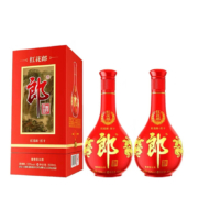 京东百亿补贴：郎酒 红花郎红十第四代酱香型白酒53度 500ml*2瓶