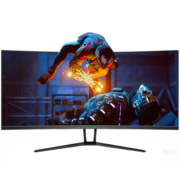 泰坦军团34.5英寸120Hz带鱼屏 HDR400 1ms WQHD 智能分屏 21:9电脑显示器 兼容G-Sync 准4K电竞曲面屏 C34SKN
