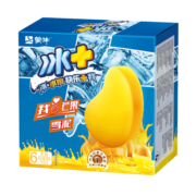 蒙牛 冰+芒果口味雪泥75g*6支/盒  雪糕冰淇淋