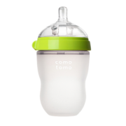 可么多么（como tomo）奶瓶婴儿奶瓶新生儿断奶仿母乳硅胶奶瓶3-6个月250ml