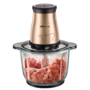 小熊（Bear） 家用绞肉机 电动玻璃搅拌机绞馅机切碎肉机辅食料理机绞菜打蒜机 QSJ-B03H2