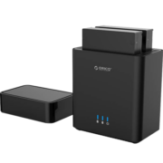 奥睿科(ORICO)硬盘盒硬盘柜3.5英寸多盘位USB3.0  SATA机械硬盘外置外接移动存储磁盘柜硬盘笼 双盘位DS200U3