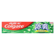 高露洁冰爽牙膏茶香冷萃龙井牙膏冰爽薄荷家庭装清新口气去牙渍 冷萃龙井120g