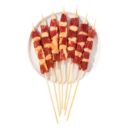 游牧御品 国产内蒙古大漠羊肉串5斤/5袋 烧烤食材半成品 草饲散养羊肉生鲜 大漠羊肉串2500g