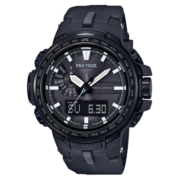 卡西欧（CASIO）手表 PROTREK 男士太阳能登山户外指南针运动手表 PRW-6100Y-1B