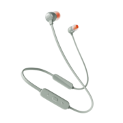 JBL T115BT 入耳式蓝牙无线耳机 运动音乐耳机 苹果安卓手机耳机 金属钛振膜 跑步磁吸式带麦 灰色