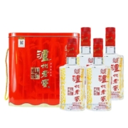 京东百亿补贴：泸州老窖 铁盒 六年窖头曲 量贩装 52度500ml*4瓶