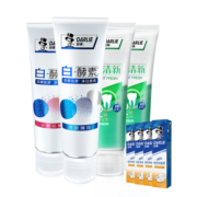 DARLIE好来(原黑人)白·酵素清新薄荷/淡雅花香牙膏美白去异味含小样480g
