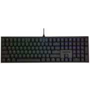 樱桃（CHERRY）MX10.0 机械键盘 G8A-25000有线键盘 游戏键盘 RGB灯效 超薄机身 合金外壳 黑色 MX LP轴
