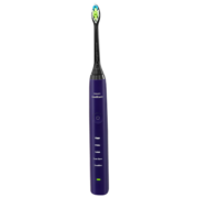 飞利浦（PHILIPS）电动牙刷 成人声波震动牙刷钻石系列(自带刷头*2+充电旅行盒+充电玻璃杯)紫钻  HX9372/04