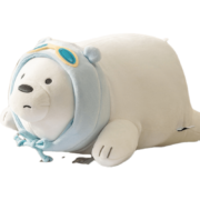 京喜APP：名创优品（MINISO） 咱们裸熊系列白熊 （39*21cm）