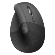 罗技（Logitech） Lift无线人体工学垂直鼠标 立式鼠标Vertical无线蓝牙轻音办公鼠标 中小手型黑色