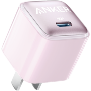 ANKER安克 苹果充电器快充Nano Pro PD20W安芯充iPhone14/13/12proMax/11/mini手机/iPadPro适配粉色