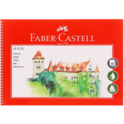 辉柏嘉（Faber-castell）水彩本8K粗纹300g 20页/本水彩纸随身写生手绘水溶彩铅本