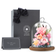 JoyFlower永生花礼盒玫瑰花鲜母亲节520情人节生日礼物送女生朋友老婆结婚