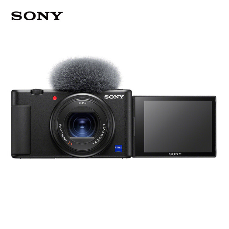 索尼（SONY）ZV-1 数码相机 Vlog/4K视频/美肤拍摄/强悍对焦/学生/入门 ZV1 黑色