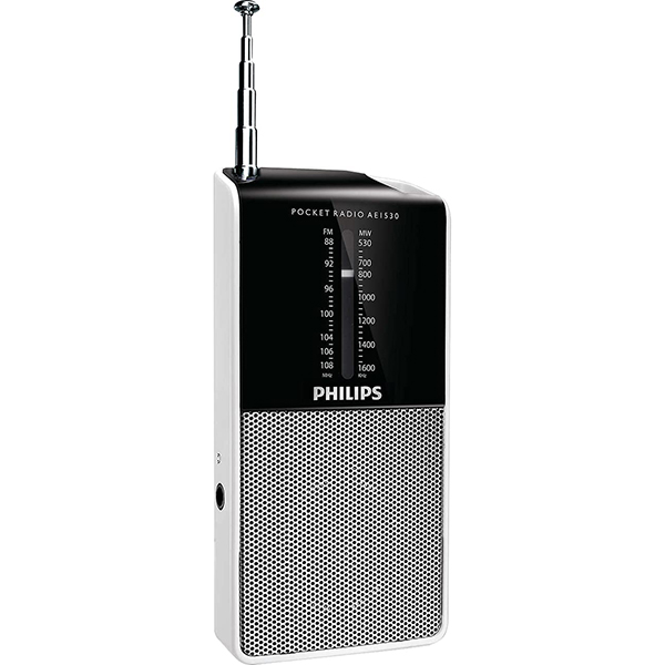 Philips 飞利浦 AE1530 便携式收音机 口袋收音机 FM/MW调谐器立体声/纯正