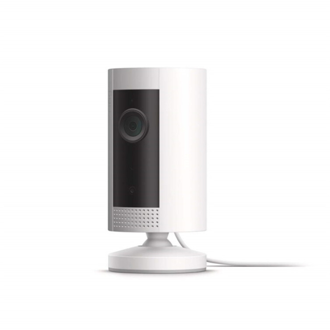 Ring Indoor Cam 环形室内摄像头 高清安全摄像头 小巧轻便 WIFI连接 白色