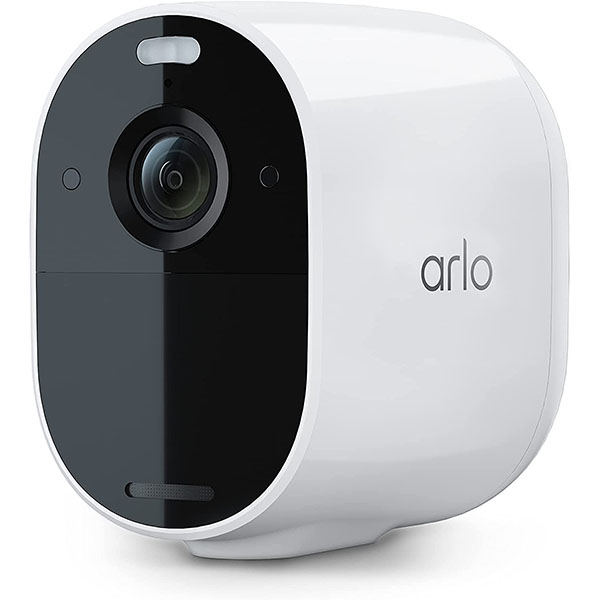 Arlo Essential 聚光灯摄像机 | 无线，1080p 视频| 彩色夜视，双向音频，6 个月电池寿命，运动激活，直接连接 WiFi，无需集线器 | 与 Alexa 配合使用 | 白色