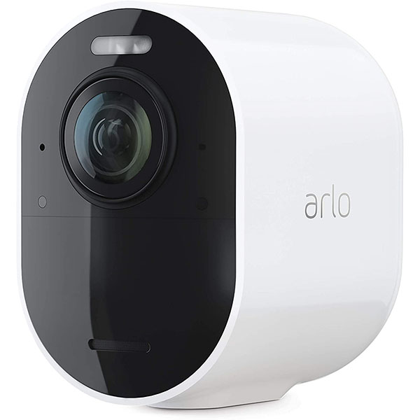 Arlo Ultra 2 聚光灯相机 - 附加 - 无线*,4K 视频和 HDR,彩色夜视,无线,需要一个智能集线器或基站单独出售,白色 - VMC5040-200NAS
