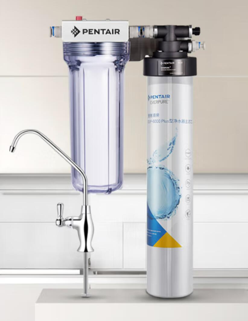 Everpure 爱惠浦 EVP-6000 Plus 家用厨下净水净化 3700L大通量 2L/min 即滤即饮矿物质水净水器