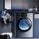 松下（Panasonic）全自动滚筒洗衣机10kg大容量 节能泡沫净 护衣护色 BLDC变频电机 【光动银除菌】 XQG100-3E1AC