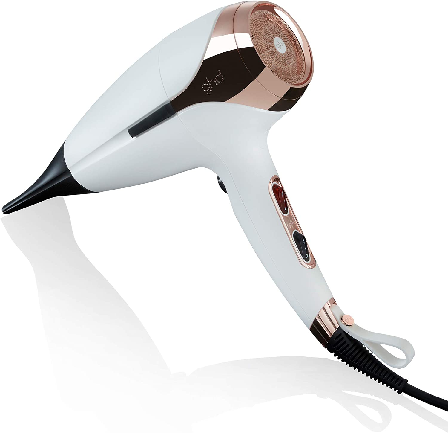 ghd helios 专业电吹风 带有离子技术，白色